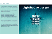 Tablet Screenshot of lighthousedesign.co.uk